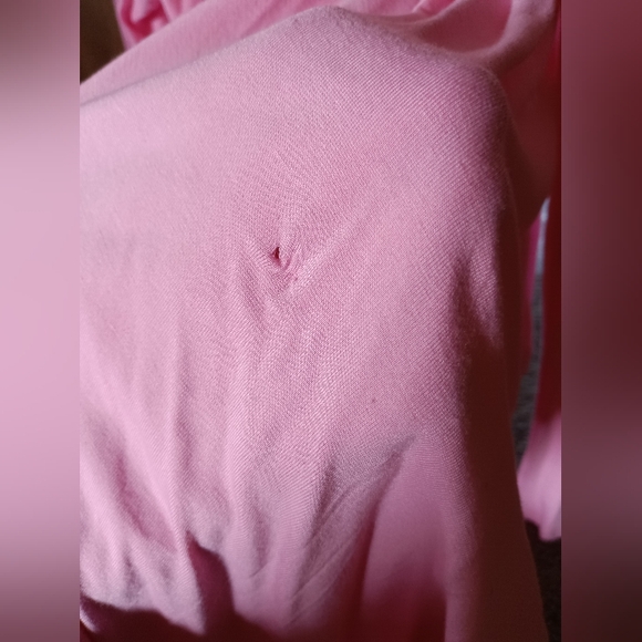 Lock & Love women's long sleeve lightweight light pink cardigan - Picture 3 of 4